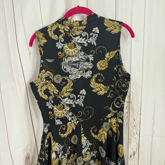 Nanette Lepore Women’s 6 Black Floral Dress - Picture 5 of 7